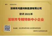 深圳市專(zhuān)精特新中小企業(yè)